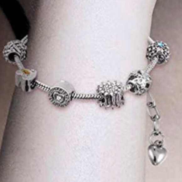 10 Europeon Pandora Style Snake Chain Bracelets DIY Jewelry Making BULK Lot - Picture 9 of 10